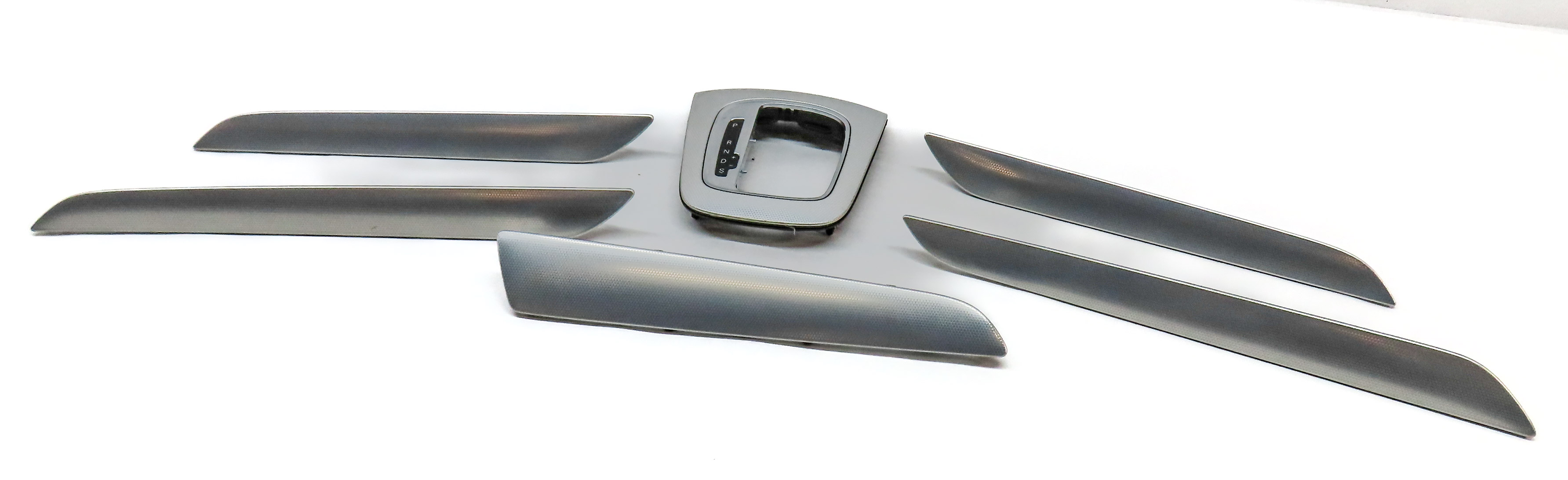 18 AUDI Q3 8U INTERIOR FRONT/REAR DOOR DASH CONSOLE SHIFTER TRIM SET(ALUMINUM) — exact item pictured